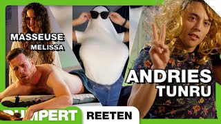 Andries Tunru in DUMPERTREETEN en special guest masseuse Melissa [upl. by Vey]