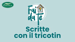 TUTORIAL SCRITTE CON IL TRICOTIN [upl. by Carolus]