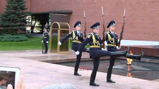 Changing of the guard at the Kremlin HD [upl. by Atiuqcir]