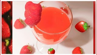 JUS DE FRAISE Recette simple [upl. by Beaver]