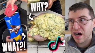 Pro Chef Reacts The WORST TikTok FOOD Hacks Youve Ever Seen [upl. by Morice108]