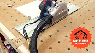 Quick Connect Power and Dust Extraction in one Make Your Own Poor Mans Festool [upl. by Teerprug]