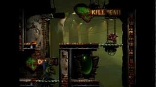 Lets Play Oddworld Abes Exoddus All 300 Mudokons Saved Part 29 Phleg Mayhem [upl. by Adlanor]