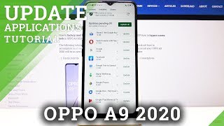 How to Update Apps in OPPO A9 2020  Install Newest App Version [upl. by Merlin62]