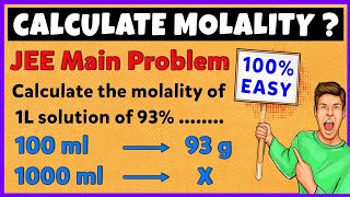 How to Calculate Molality [upl. by Hannibal]