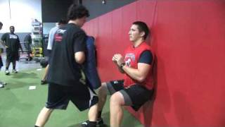 Coach Doyle Offensive Line Football Pass Protection Drills 682011 [upl. by Laroy]