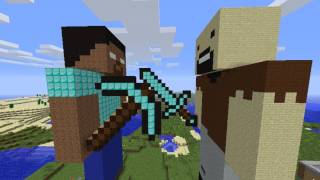 Herobrine vs Notch vs Scatterbomb [upl. by Delphina]