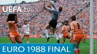 Netherlands v Soviet Union 1988 UEFA European Championship final highlights [upl. by Ahsitauq]