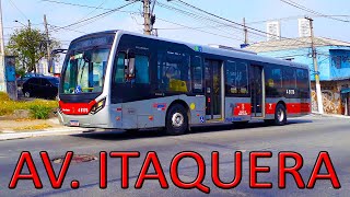 Av Itaquera  Movimentação de Ônibus 114 [upl. by Suriaj]