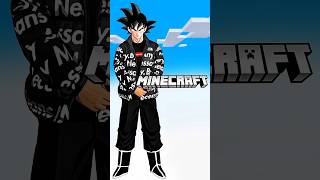 Dragon ball Characters in Minecraft Modegokuigokugokussongokuedit animedbzdbsminecraft [upl. by Adnwahsar]