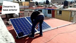 Instalación de paneles solares policristalinos sistema fotoeléctrico 1500Watts [upl. by Cristian]