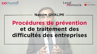 Procédures de prévention et de traitement des difficultés des entreprises [upl. by Nathanil]