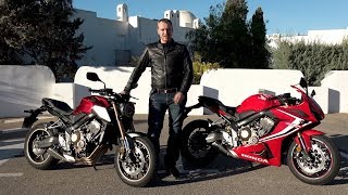 Should you buy Honda CB650R or CBR650R 2019 [upl. by Ardnasal]