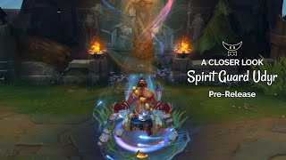 Spirit Guard Udyr 2022 Ultimate Skin PreRelease [upl. by Lovmilla586]