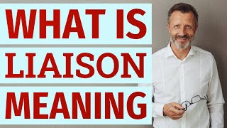 Liaison  Meaning of liaison [upl. by Reiser]