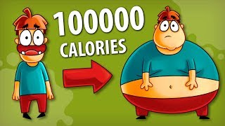 What if You Eat 100 000 Calories [upl. by Llehcim]