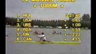 1X World Rowing Championships 1985 Hazewinkel [upl. by Essilrahc]