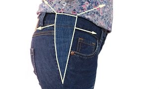 Jeans Hose mit einem Keil erweitern  so funktioniert How to Make a trousers bigger [upl. by Erbas]