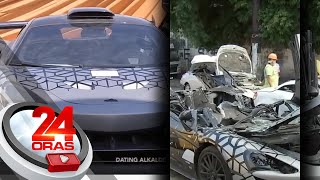 Smuggled McLaren 620R 6 other luxury cars destroyed at Port Area  24 Oras [upl. by Radburn]