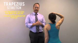 Keith Clinic  Stretching Exercise 6  Trapezius Stretch [upl. by Vaclava]