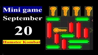 mini game hamster kombat september 20 [upl. by Lezah]