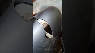 Broken Bike Mudguard Repair cheep Solution  repairing  restoration  fiber welding  customized [upl. by Anastatius]