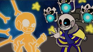 DeltaSans Vs OuterdustSans [upl. by Akehsyt]