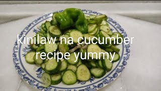 Kinilaw na pipinocucumber recipe yummytrending joemarviloriachannel2783 [upl. by Laenahtan]