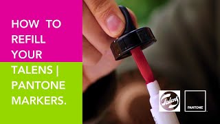 Talens  Pantone How to Refill Your Marker [upl. by Tiffani671]