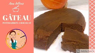 Gâteau ChocolatPotimarron fondant SANS BEURRE [upl. by Dorfman]