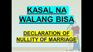 ANNULMENT VS NULLITY OF MARRIAGE IN THE PHILIPPINES PROCESS UNDER THE FAMILY CODE [upl. by Hamlen943]