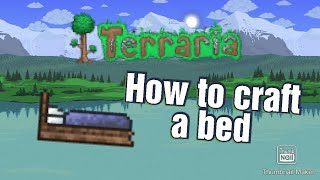 How To Craft a Bed in Terraria amp Set Spawn Point 2021  4052 [upl. by Drais]