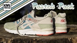 Asics Gel Lyte V  Pastels Pack  bluemint greenBirch  Sneakers on feet  Musiy by Joakim Karud [upl. by Avrom]