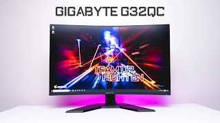 GIGABYTE G32QC Review  165Hz Curved  BIGGER MONITOR FOR CONSOLE GAMING [upl. by Marjorie990]