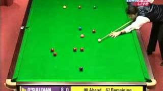 VERY NICE MAXIMUM 147 BREAK FROM THE MASTER RONNIE [upl. by Eissirc801]