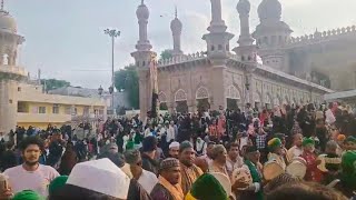 Live Yousufain Dargah Sandal from Charminar to Nampally [upl. by Ecirrehs708]