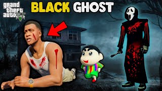 Franklin Catch Black GHOST In GTA 5 To Save Shinchan  SHINCHAN and CHOP [upl. by Jt]