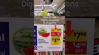 How to use Digital Coupons in Shoprite [upl. by Leissam412]