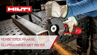 Hilti 2000W haakse slijpers met snoer – ongeëvenaarde prestaties en veiligheid [upl. by Eoj]