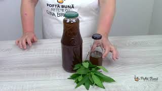 Sirop de menta reteta simpla naturala  Gina Bradea [upl. by Annoik]