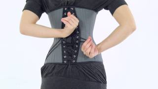 How to Waist Train How to Unlace Yourself out of a Corset [upl. by Askwith]