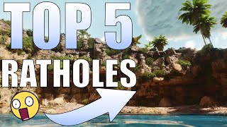 Ark Ascended TOP 5 Island Ratholes  Ark [upl. by Ecar]