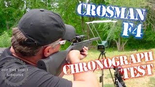 Crosman F4 Chronograph Test [upl. by Eldnar]