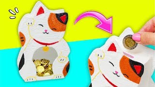 КОПИЛКА С КОТОМ 3D РУЧКА DIY  КАК СДЕЛАТЬ НЕОБЫЧНУЮ КОПИЛКУ [upl. by Suhploda]