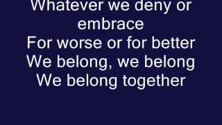 We Belong Pat Benatar Official Lyrics [upl. by Barbee]