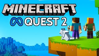 How To Play Minecraft On Meta Quest 2 2023 [upl. by Evatsug]