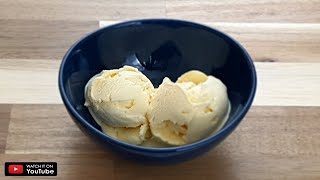 Sorvete de Baunilha Tipo HäagenDazs  Vanilla Ice Cream HäagenDazs Style [upl. by Dunaville]