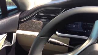 Tesla Model S Steering Click [upl. by Atwahs]