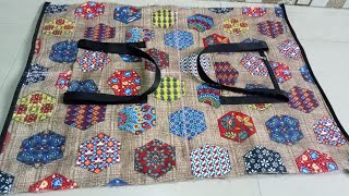 सिंगल कट से छोटे साइज का बैग बनाएsmall Size Bagbaghandbagbag banane ka tarikaDIY tote [upl. by Niatsirt]