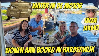 WATER  IN HET CARTER EN IBIZA IN Harderwijk 228 YACHT VLOG [upl. by Thurmond174]